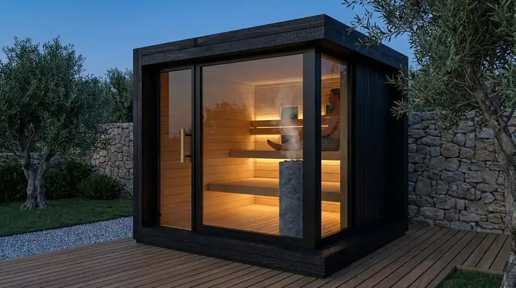 KUBIQ premium outdoor sauna